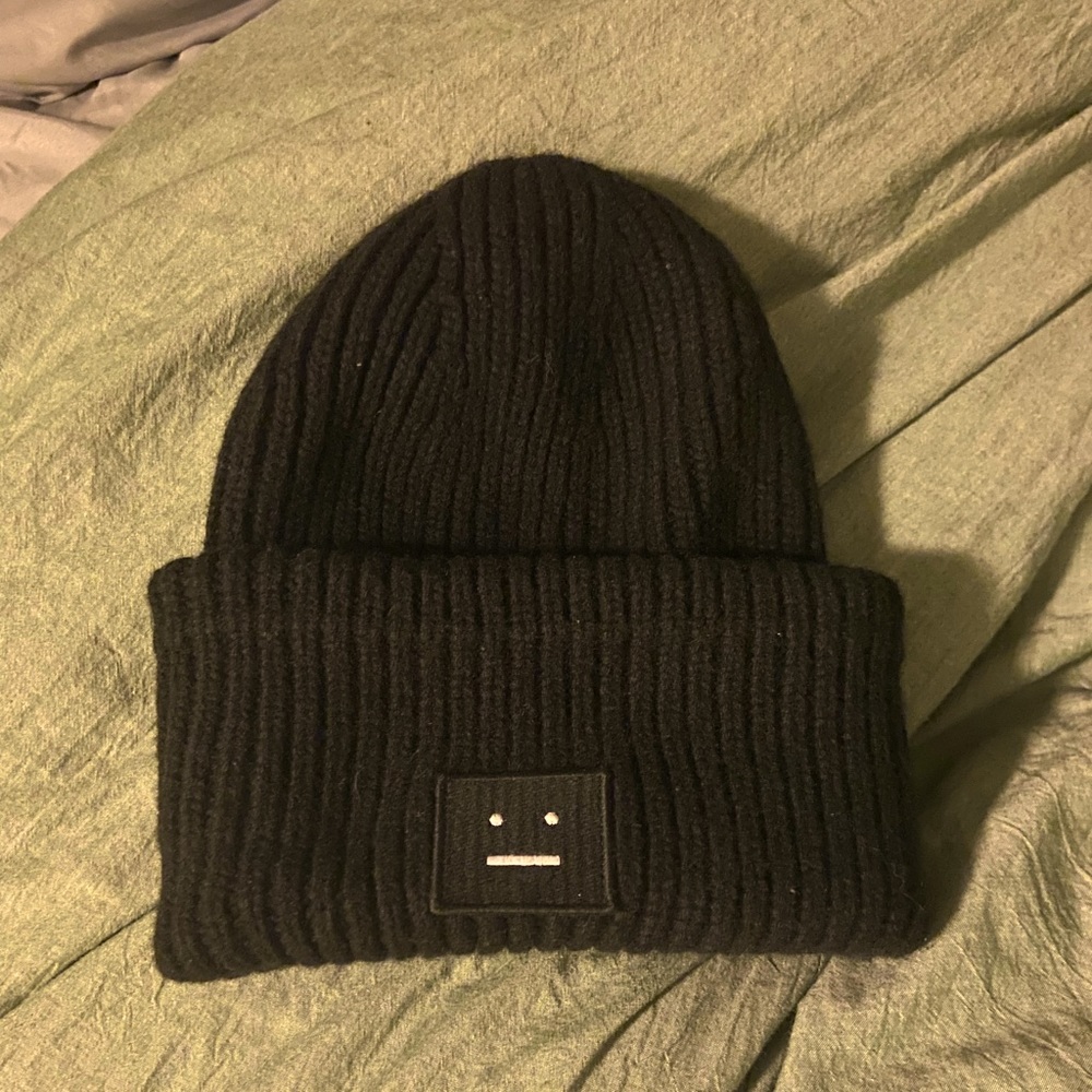 Acne Studios Pansy Face Beanie